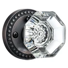 Glass Door Knobs With Lock, Oil Rubbed Bronze Crystal Interior For... New. Price: $44.22.
