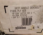 Schlage F160N 605 Plymouth Entrance Grip Handle Deadbolt Bright Brass Open. Price: $60.00.