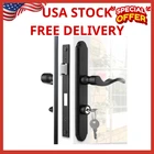 Pella Storm Door Handle Accessory Set With Key & Lock Cylinder Polished Black New. Price: $132.99.