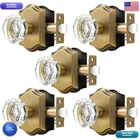 Orger Passage Door Knobs For Hallway Closet Glass Handles Non-locking New. Price: $154.98.