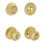 Schlage Morrow Bright Brass Single Cylinder Deadbolt VCT60 Mow 630 Open. Price: $23.99.