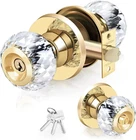 Crystal Door Knobs With And Keys Privacy Lock, Luxurious Diamond Class New. Price: $59.96.