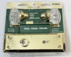 Gatehouse Mortise Entry Lockset Brass And Glass Knobs With Key. New. Price: $27.99.