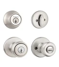 Kwikset Combo Pack Single Cyl Tylo Satin Chrome 96900-462 New. Price: $38.00.