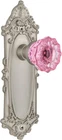 Nostalgic Warehouse 723652 Victorian Plate Double Dummy Crystal Pink Glass Knob New. Price: $74.95.