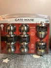 Gatehouse Satin Nickel Keyed Entry Lockset W/ Single Cylinder Deadbolt #0354822 New. Price: $40.00.