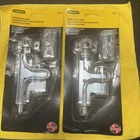 Two Stanley Steel Door Gate Lock With Slide Action Bolt 76-0814 New. Price: $12.00.