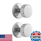 Naubea 2 Pack Polished Chrome Dummy Door Knobs Interior Modern Round Handles Clo New. Price: $59.92.