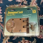 Kaba Ilco 535-53-51 Auxiliary Jimmyproof Deadlock Bronze Cylinder Double Used. Price: $15.00.