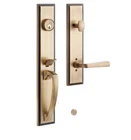 Signature Hardware Brass Entry Door Set -left Hand Antique Open. Price: $60.00.