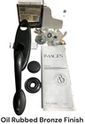 Baldwin 85380-102-FD Dummy Door Handle Kit Oil Rubbed Bronze Finish Buckingham Open. Price: $139.99.
