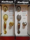 Kwikset Handleset Dakota Polo Tylo Nickel Brass Smartkey Front Entry Knob Open. Price: $89.95.