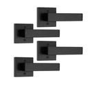 Probrico 4 Pack Lever Dummy Handle For Closets French Doors Blk New. Price: $24.99.