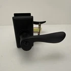 Emtek 5121LUUS19 Luzern Single Cylinder Keyed Entry Lever Set Right Handed-black New. Price: $139.99.