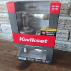 Kwikset Tustin Satin Nickel Entry Door Handle Featuring Smartkey Security New. Price: $32.99.