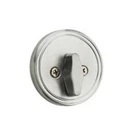 Kwikset Safe Lock Single Cylinder One Sided Deadbolt Satin Chrome New. Price: $9.99.