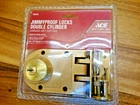 Ace Jimmyproof Double Cylinder 2-SIDES Keyed Lock 5405626 New. Price: $19.96.