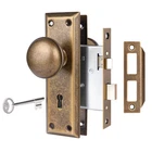 Mortise Lock Set For Interior Door, Vintage Knobs With And Skeleton.... Price: $38.80.