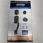 Schlage Camelot Antique Brass Single Cylinder Door Handleset Georgian Knob F60 Open. Price: $46.96.