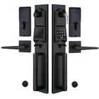 Newbang Digital Double Front Door Handleset Matte Black Keypad Electronic Lock Open. Price: $158.67.