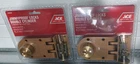 2 Pack Ace Jimmyproof Double Cylinder Keyed Door Lock Polished Brass/gold New. Price: $15.00.