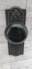 Grandeur Hardware 852839 Carre' Tall Plate, Lyon Knob Privacy, Timeless Bronze Open. Price: $49.99.