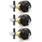 Probrico Double Cylinder Deadbolt Flat Black, Different Keys, Ansi Grade 3 New. Price: $76.41.