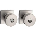 Kwikset Pismo Keyed Entry Door Knob Satin Nickel Smartkey Security Hardware New. Price: $53.59.