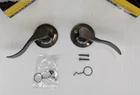Delaney Hardware Callan Bennett Antique Nickel Right-handed Dummy Door Lever 2 Open. Price: $10.00.