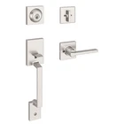 Kwikset Amador Satin Nickel Single Cylinder Entry Handleset Hollis Lever New. Price: $79.99.