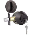 Gobrico Round Single Cylinder Deadbolt Door Lock Knob Oil-rubbed Bronze 1PACK New. Price: $14.99.