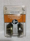 Gate House Single Cylinder Deadbolt & Keys #0118015 Antique Brass New. Price: $7.99.