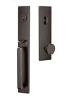 Emtek Lausanne Keyed Entry Handleset W/round Knob Full Plate - Oil Rubbed Bronze New. Price: $499.99.