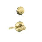 Schlage Accent Bright Brass Entry Lever 1-3/4 In. New. Price: $66.95.