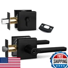 Newbang Square Heavy Duty Keyed Entry Combo: Deadbolt & Lever Door Handle Set. Price: $71.65.