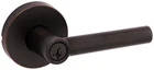 Kwikset 740MILRDT-S Milan Single Cylinder Keyed Entry Door Lever Bronze New. Price: $71.99.