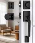 Mensarix Front Door Handle Deadbolt Set, Matte Black Lock ... New. Price: $107.64.