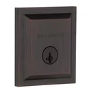 Baldwin Square Venetian Bronze 1-CYLINDER Deadbolt Featuring Smartkey Security Used. Price: $25.01.