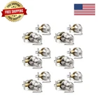 Keyed Alike Satin Nickel Door Knob Set - Durable, Stylish Safety For Your Home New. Price: $141.29.