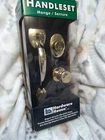 New Front Door Handleset Mango /serrure With Key Lock Color Brass Dead Bolt. Price: $75.99.