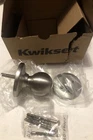 Kwikset 96040-139 604P Interior Pack Polo Satin Nickel Knobset & Lock Open. Price: $18.59.