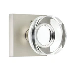Crystal Door Knobs With Lock, Satin Nickel Privacy, New. Price: $58.43.