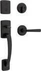 Brentford Matte Black Entry Lock Set With Smartkey & Microban Protection New. Price: $303.99.