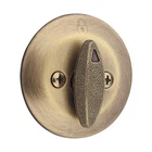 Kwikset Antique Brass Metal Deadbolt Grade 1-3/4" Max Door New. Price: $36.18.