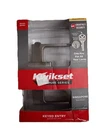 Kwikset Singapore Square Satin Nickel Keyed Entry Handle W/ Smartkey Security New. Price: $26.95.