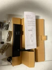 Signature Hardware 479123 Aurick Left Handed Brass Door Lever Set - Matte Black Open. Price: $278.99.
