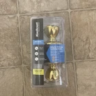 Kwikset Polished Brass Locking Privacy Knob For Bedrooms And Bathrooms New. Price: $12.99.