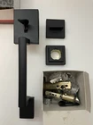 Delaney Avino Entrance Front Door Handle Set Single Cylinder Black New Open Box. Price: $67.98.