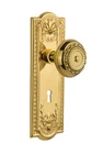 Nostalgic Warehouse Meadows Plate With Single Dummy, Unlacquered Brass New. Price: $135.76.