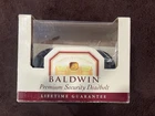 Baldwin Premium Security Deadbolt Oil Rubbed Bronze Open Box Single Cylinder. Price: $34.99.
